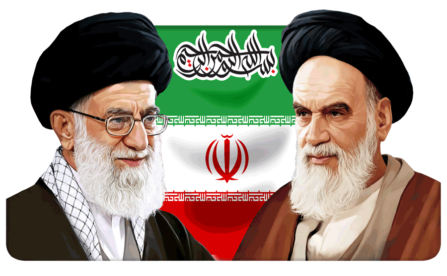 عکس امام و رهبری